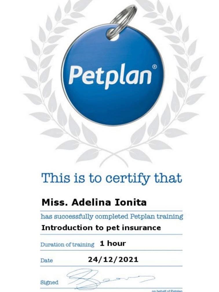 Health Testing Certificate