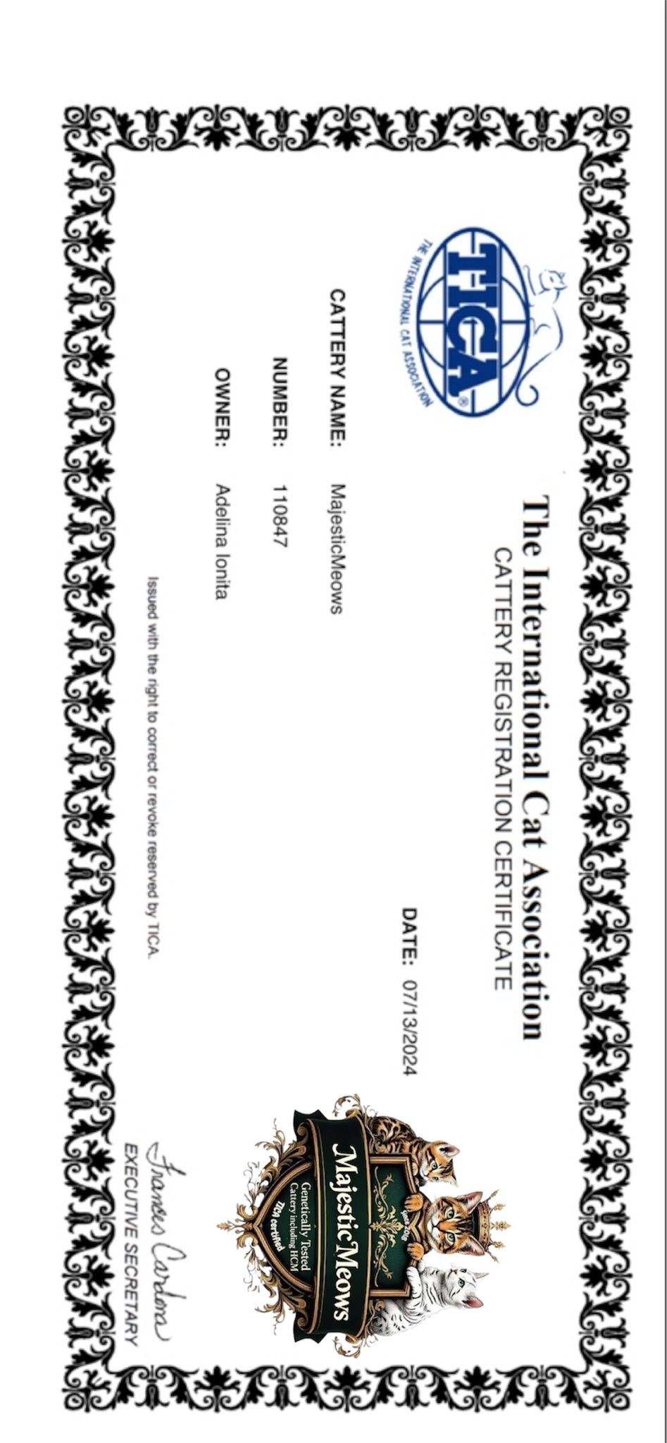 Cattery Accreditation